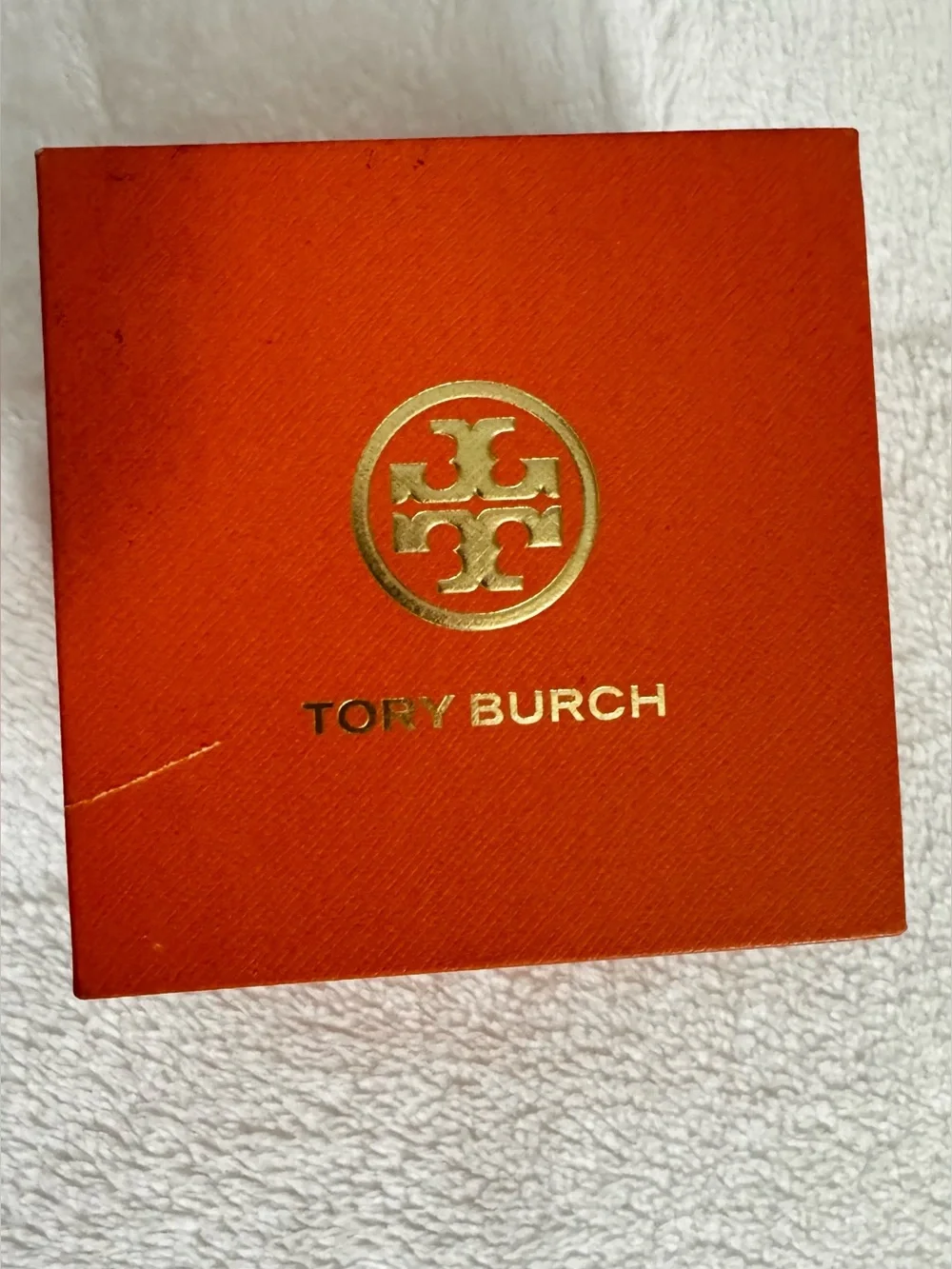 Tory Burch Reva Blue Geometric Dial Watch with Navy Strap